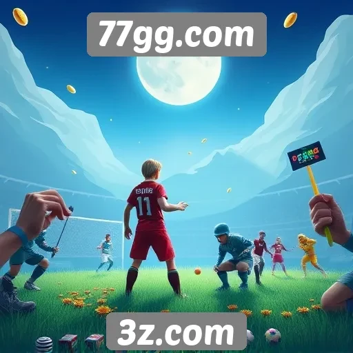 Exploração das ofertas de jogos no site 77gg.com